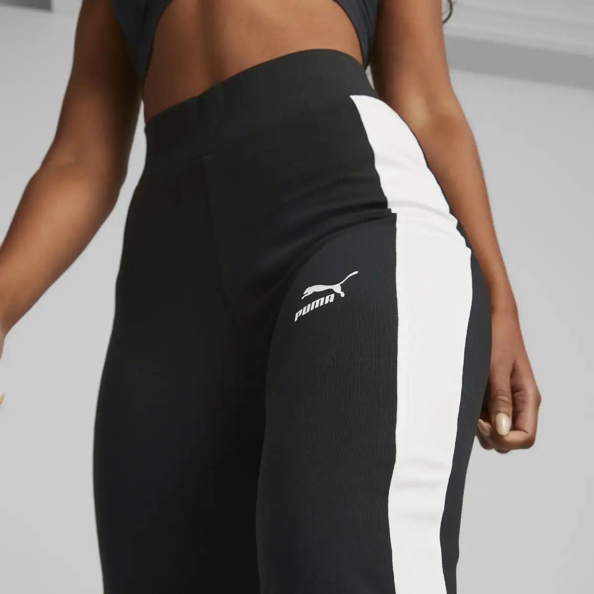Puma T7 Flared Pants Siyah Kadın Eşofman Altı