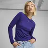Puma THE FAST RACE Longsleeve Mor Kadın Tişört