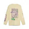 PUMA x MARTÍ SAWE Longsleeve Krem Erkek Sweatshirt