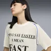Puma NINE TO FIVE Mesh Top Warm White Beyaz Kadın T-Shirt