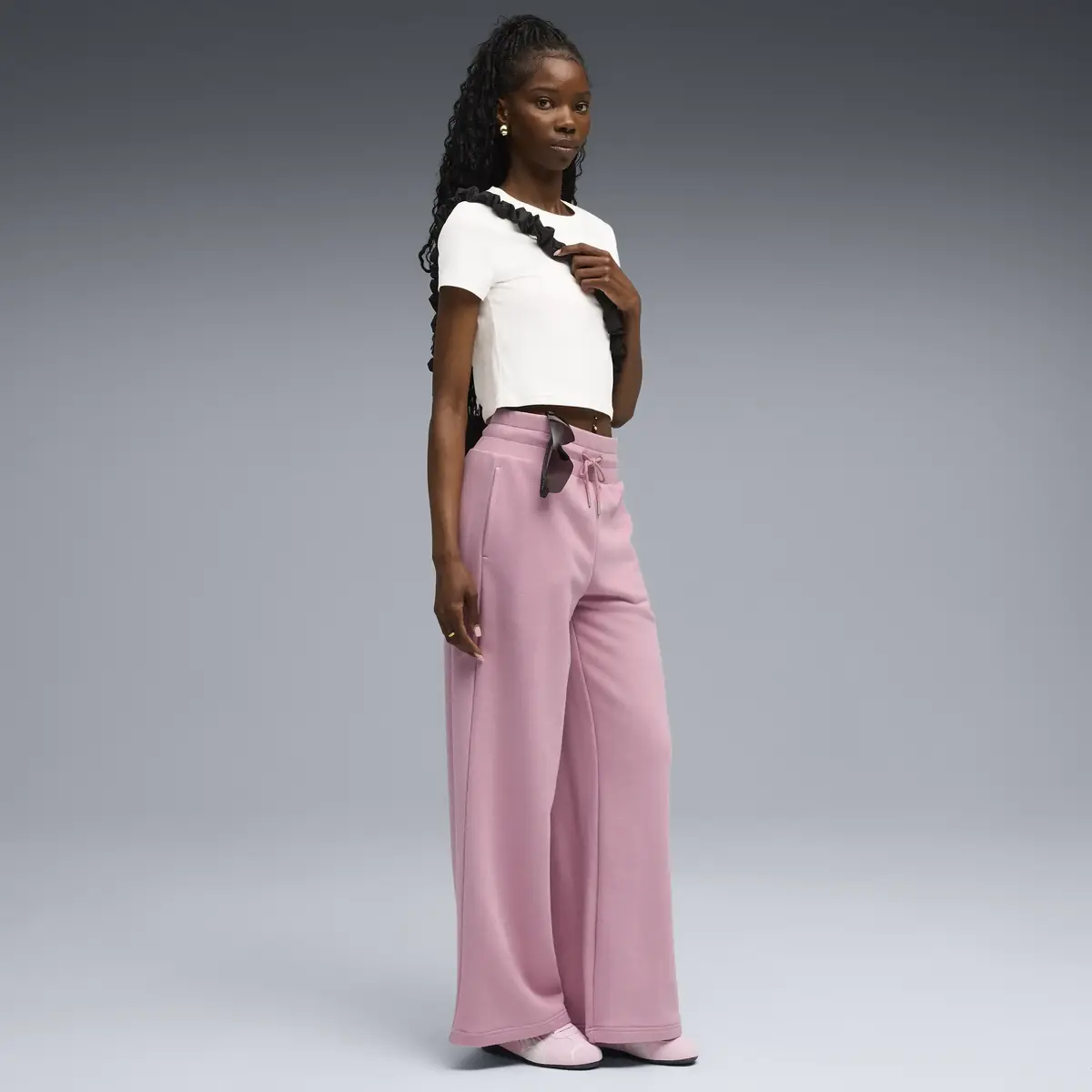 Puma WARDROBE ESS Sweatpants Pembe Kadın Eşofman Altı