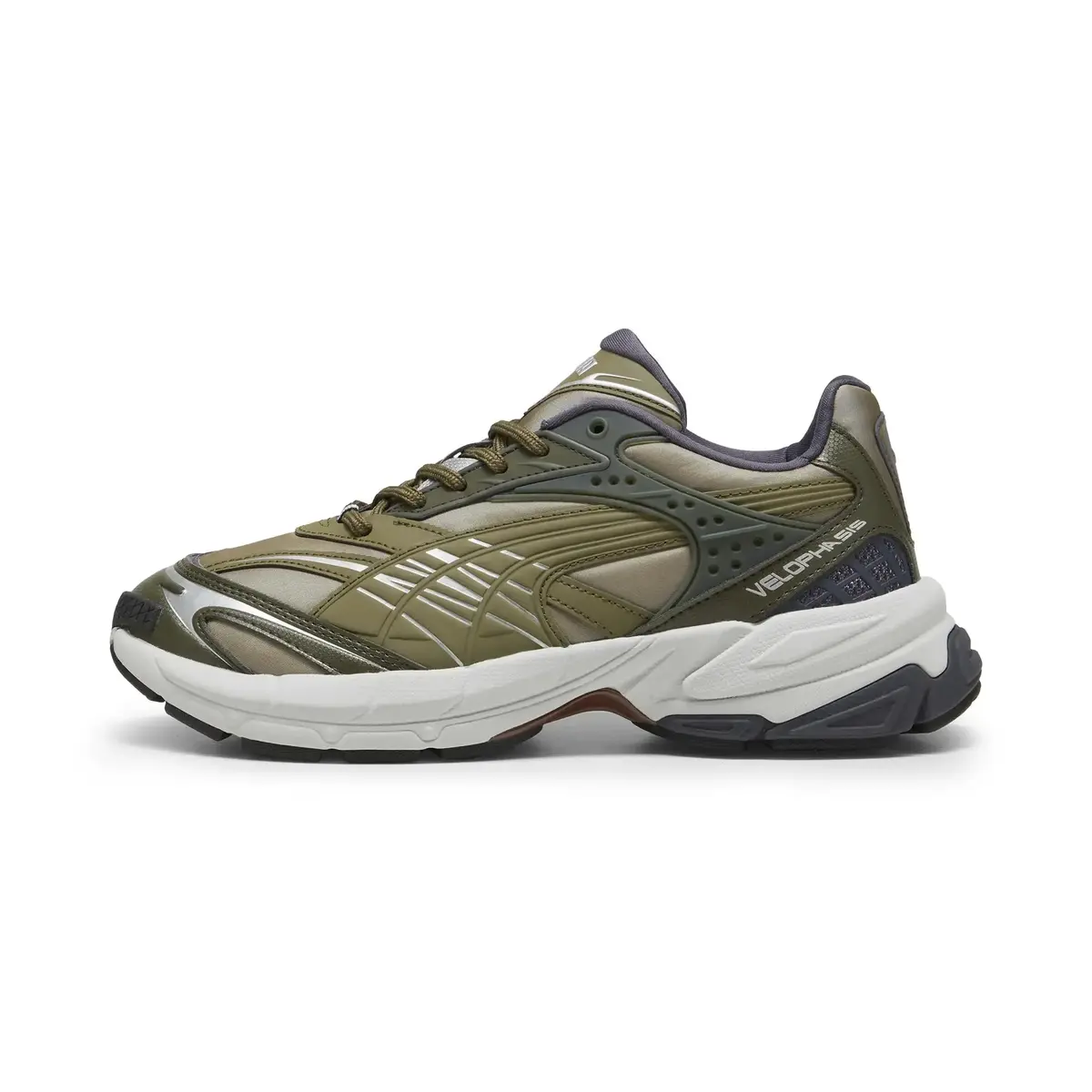 Puma Velophasis Metal Nylon Haki Erkek Günlük Spor Ayakkabı