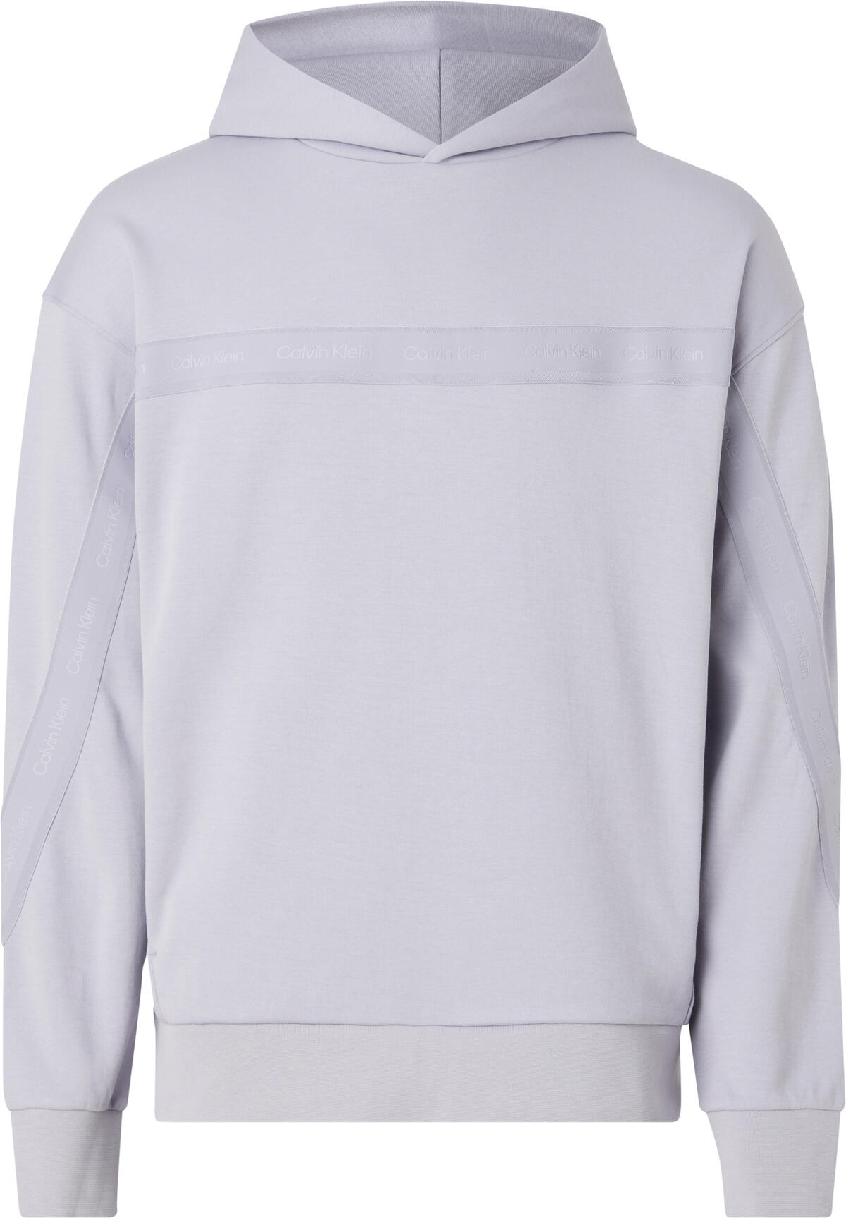 Calvin Klein LOGO TAPE INTERLOCK Erkek Lila Hoodie