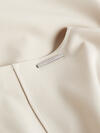 Calvin Klein STRUCTURE TWILL V NE Kadın Krem Elbise
