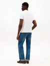 Tommy Hilfiger HILFIGER STACK TEE, YBR Beyaz Erkek T-Shirt