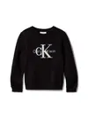 Calvin Klein FESTIVE MONO SWEATSHIRT Siyah Erkek Çocuk Sweatshirt