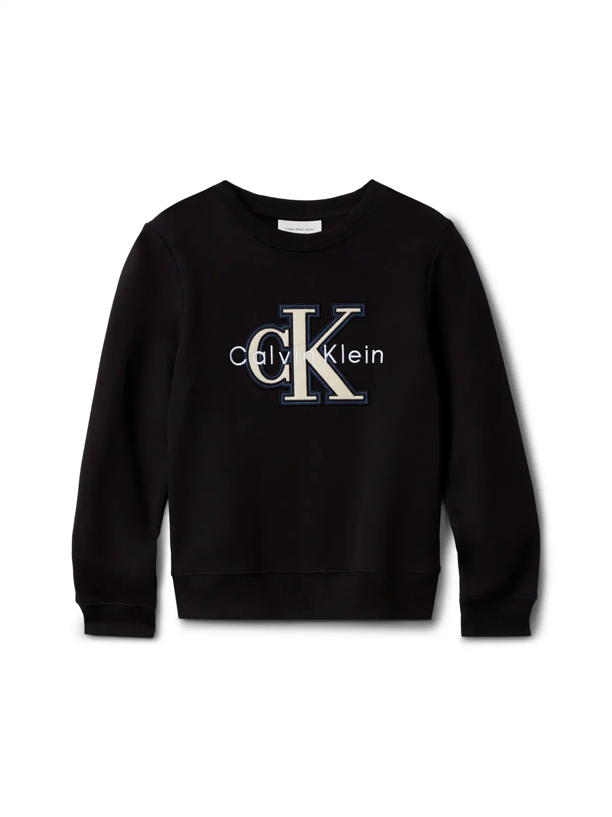 Calvin Klein FESTIVE MONO SWEATSHIRT Siyah Erkek Çocuk Sweatshirt