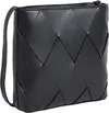 Calvin Klein CK WOVEN SQUARE CROS, BEH Siyah Kadın Çanta