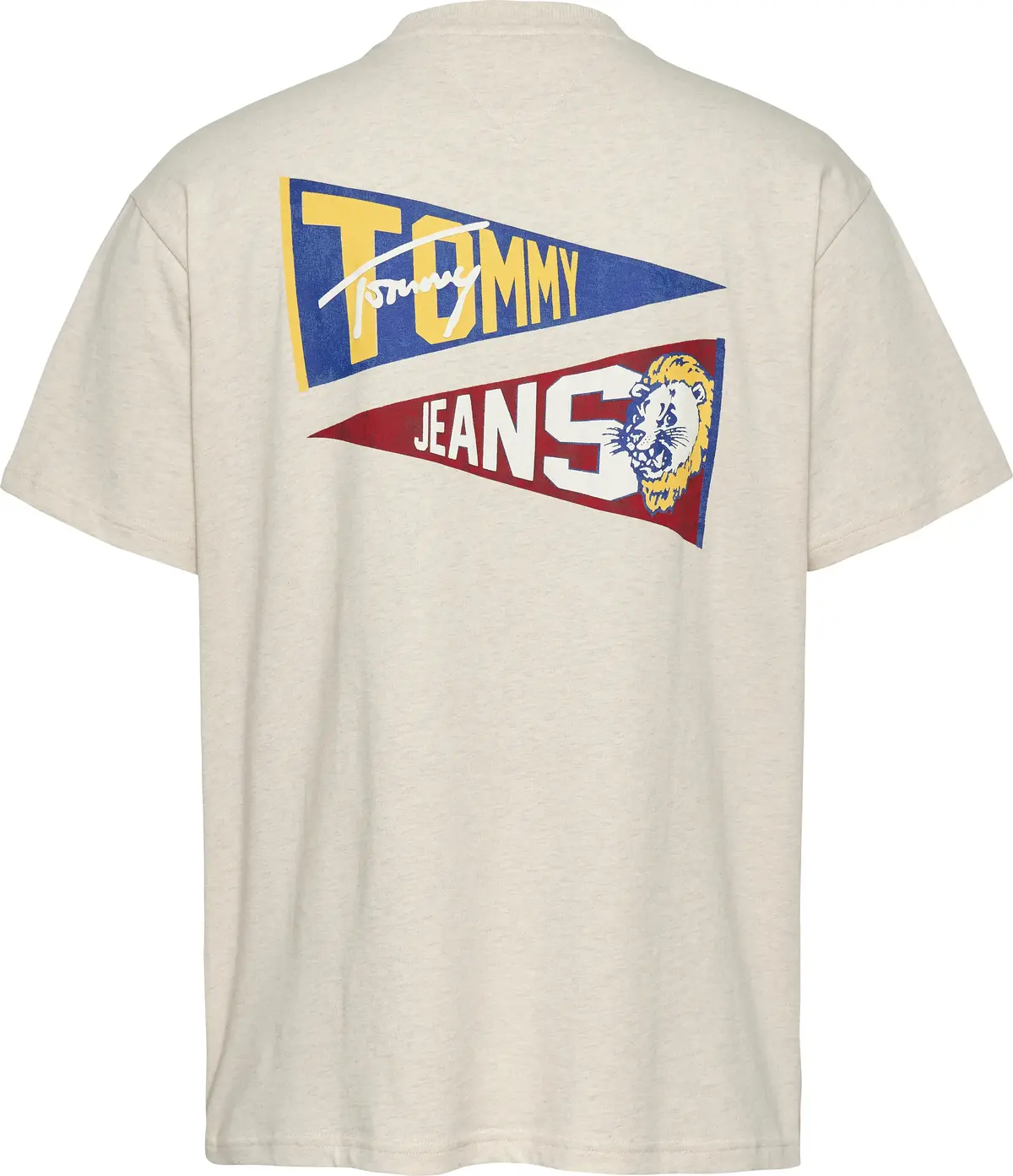 Tommy Hilfiger TJM RLX UNI FLAG TIG Erkek Bej T-Shirt