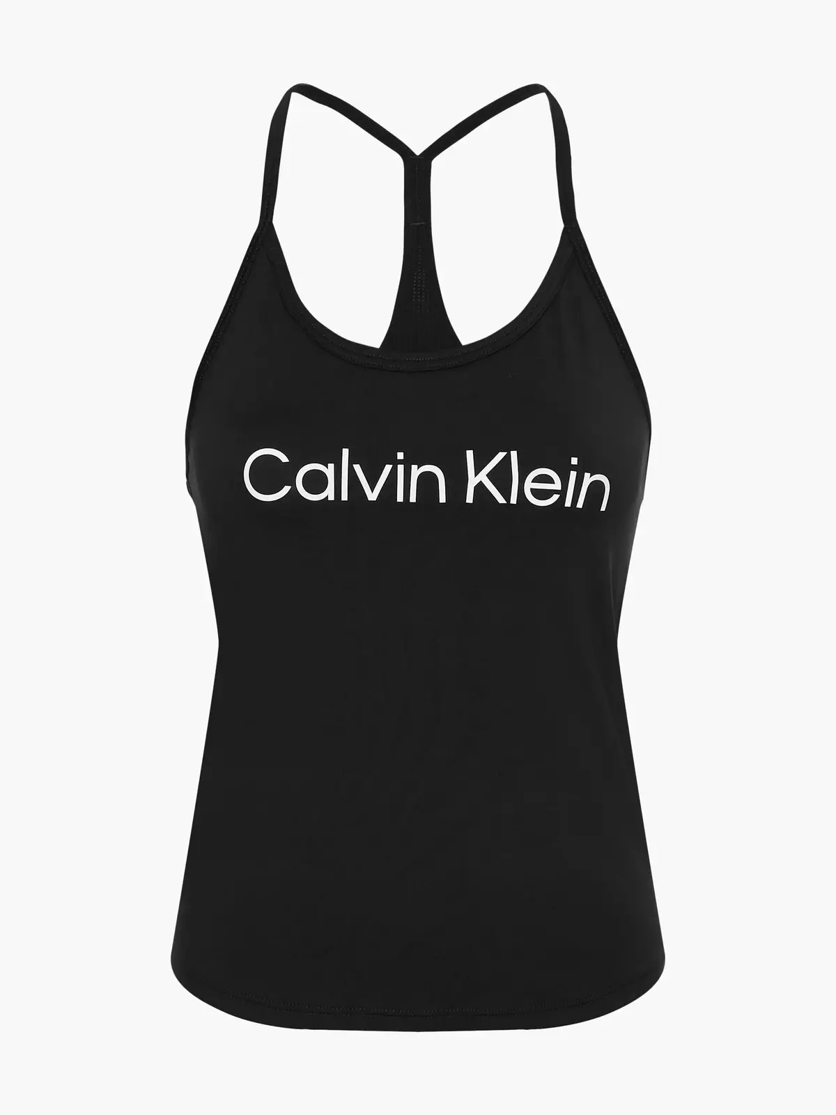 Calvin Klein WO - Tank Top Kadın Siyah T-Shirt