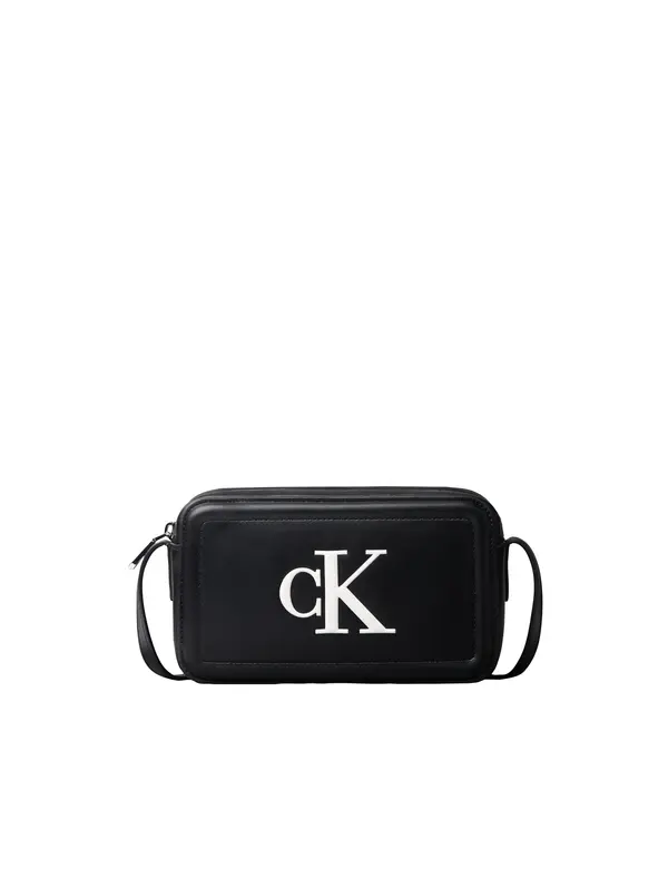 Calvin Klein BOLD CK CAMERA BAG, 3L2 Siyah Kadın Çapraz Çanta
