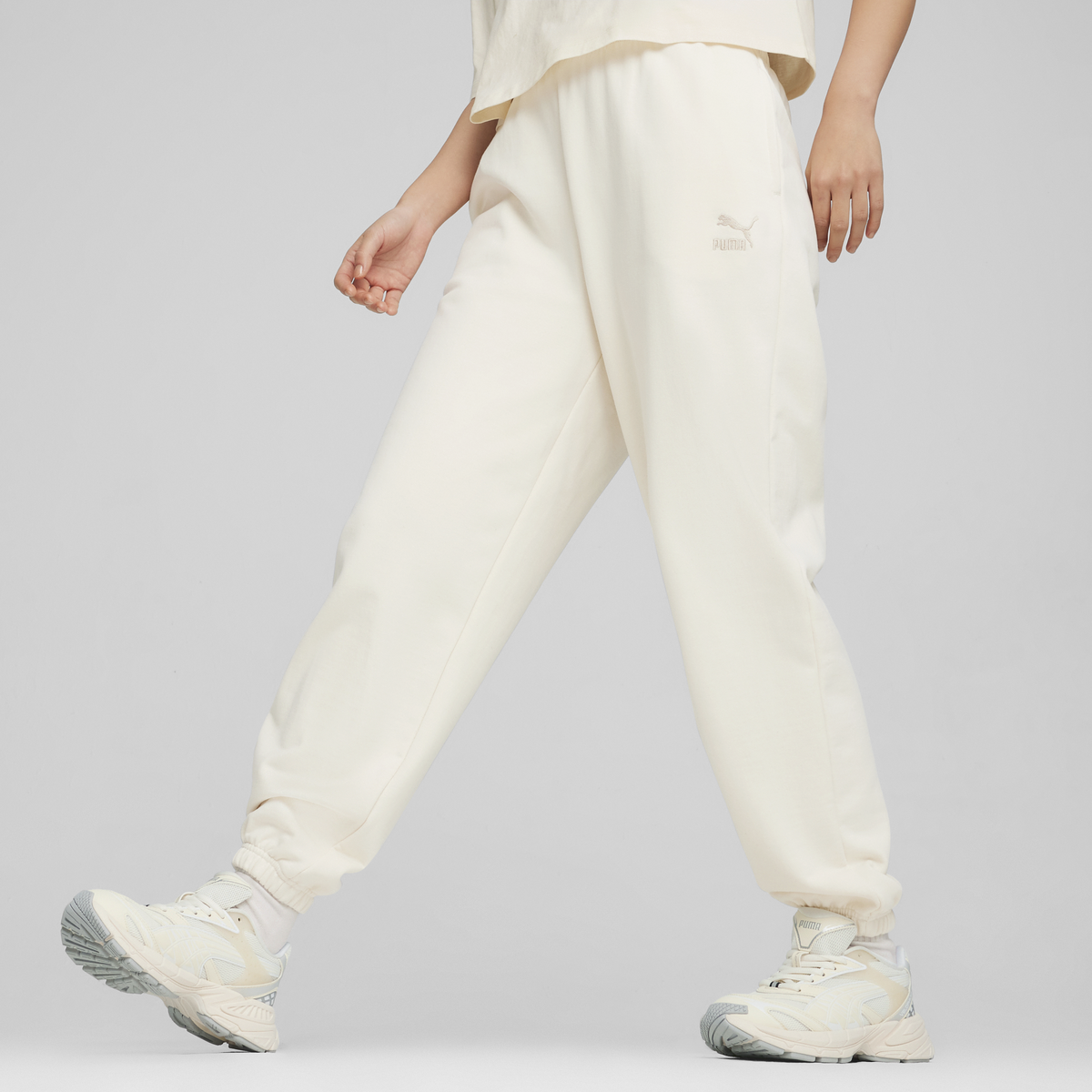 Puma BETTER CLASSICS Sweatpants Bej Kadın Eşofman Altı