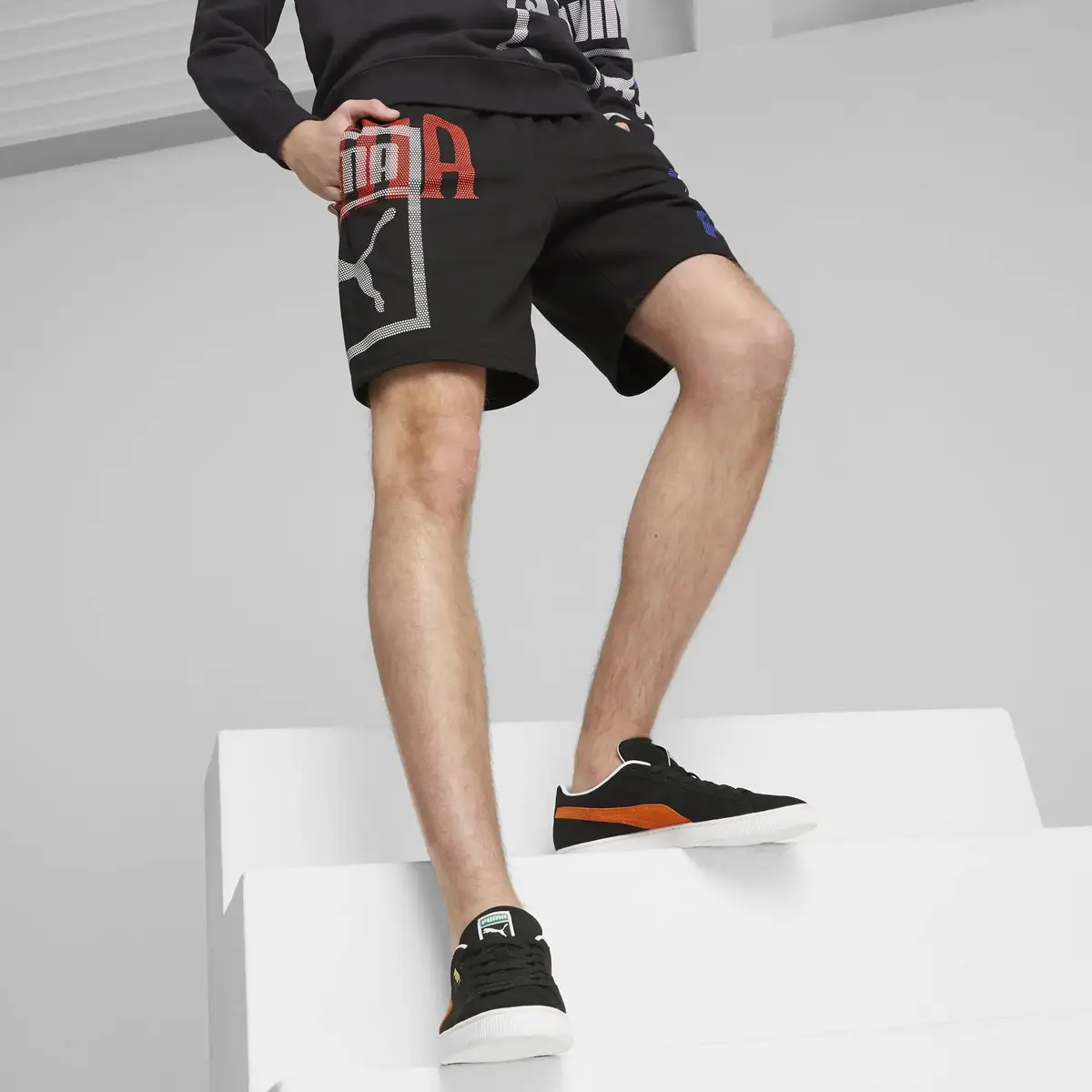 Puma CLASSICS GEN. PUMA Shorts 8" Erkek Siyah Şort