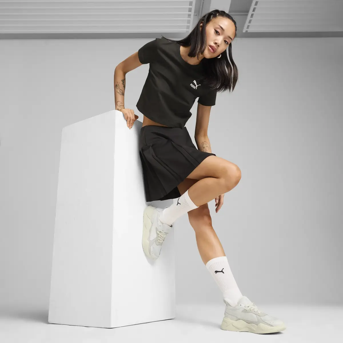 Puma RS-X WV Wns Bej Kadın Spor Ayakkabı