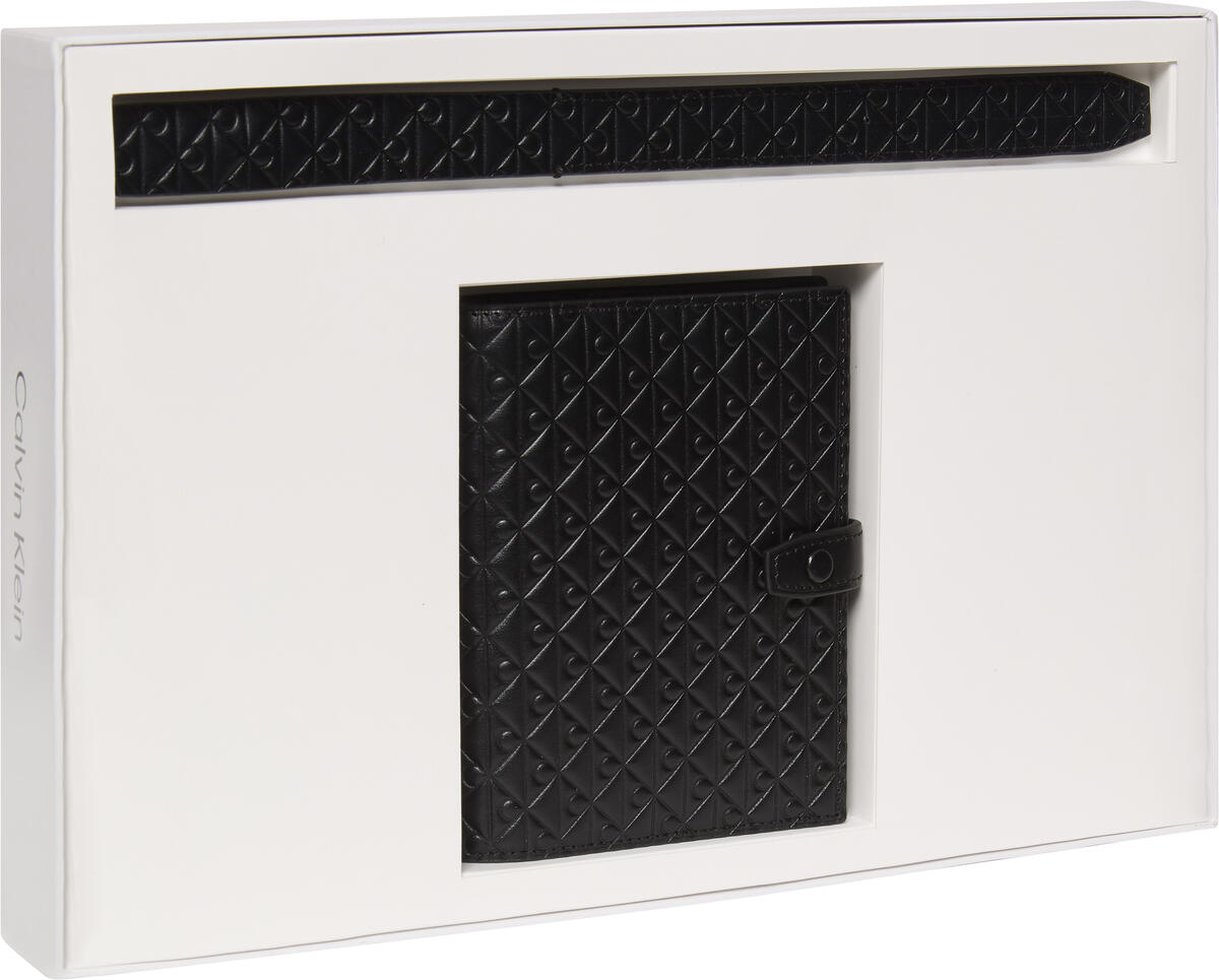 Calvin Klein PASSPORT + LUGGAGE TAG GIFTSET Gri Erkek Çanta & Cüzdan