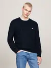 Tommy Hilfiger TJM SLIM CABLE KNIT Erkek Lacivert Kazak