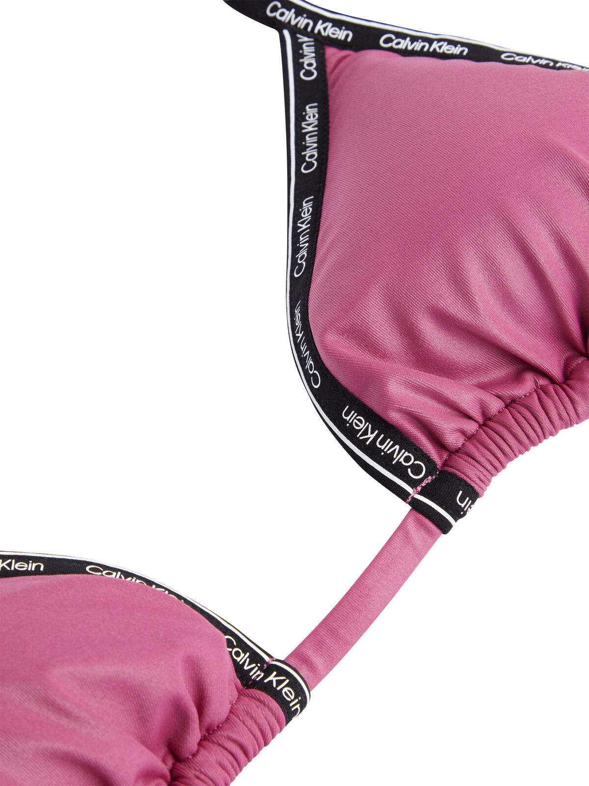 Calvin Klein TRIANGLE-RP Kadın Pembe Bikini Üstü