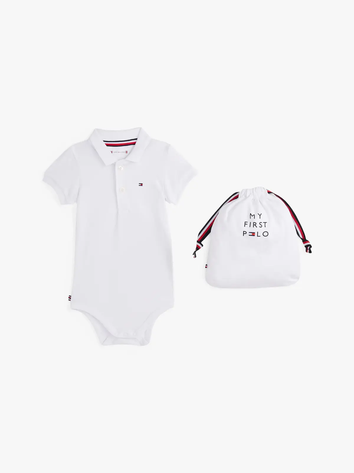 Tommy Hilfiger POLO BODY GIFTPACK, YBR Beyaz Bebek Tulumu