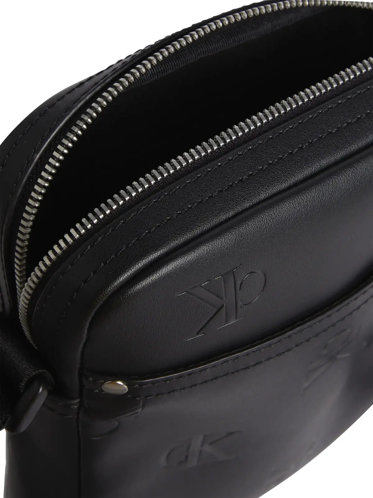 Calvin Klein MONOGRAM SOFT REPORT Erkek Siyah Omuz Çanta