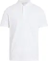 Calvin Klein STRETCH PIQUE LOGO C, YAF Beyaz Erkek T-Shirt & Polo
