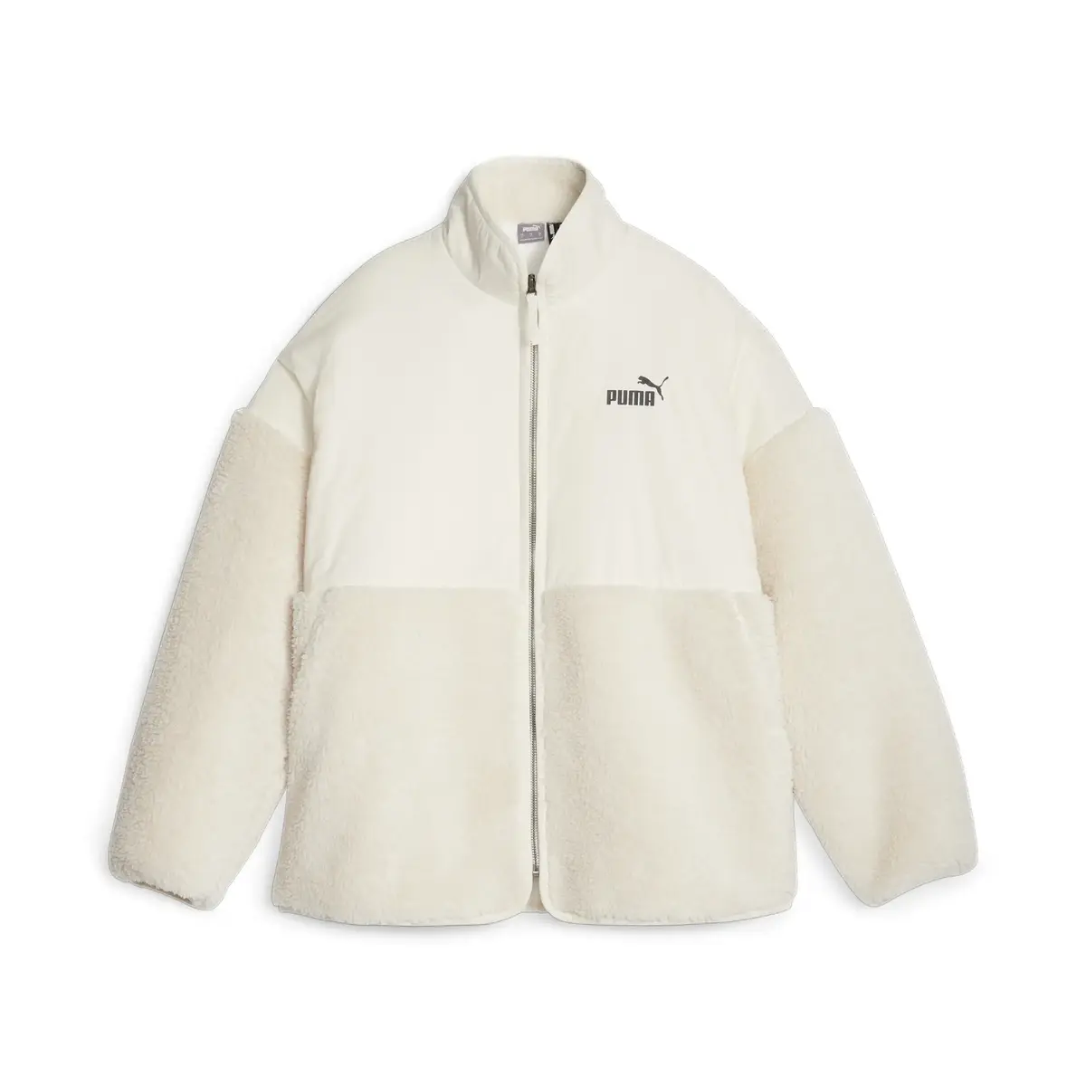 Puma Sherpa Hybrid Jacket Bej Kadın Polar