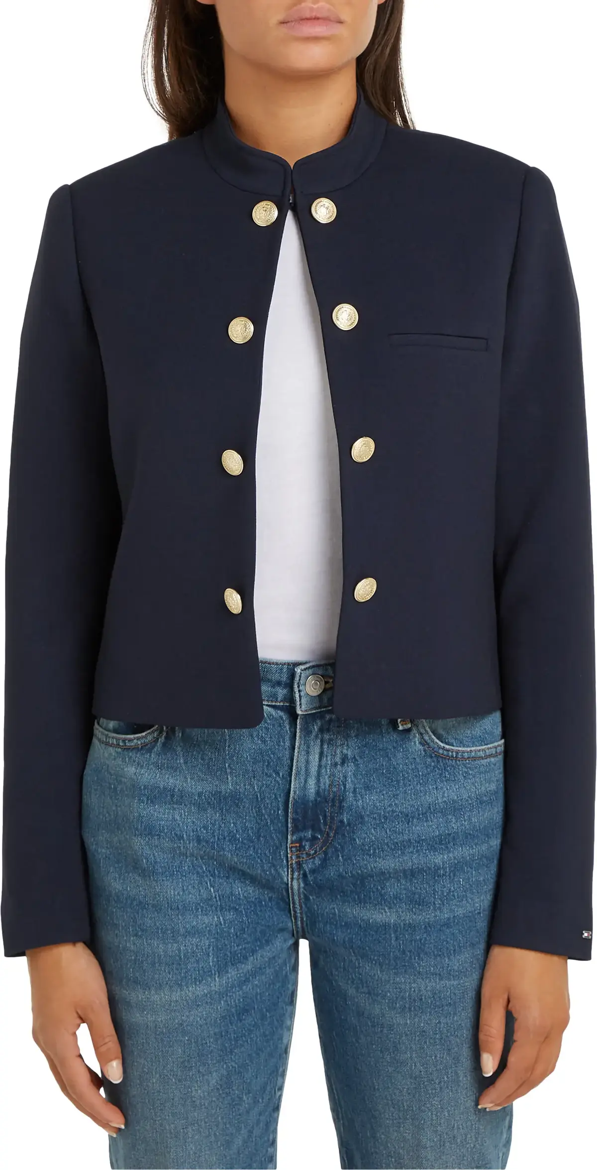 Tommy Hilfiger PUNTO SHORT SB BLAZE, C1G Lacivert Kadın Ceket