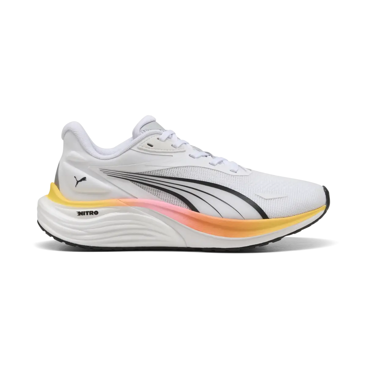 PUMA Electrify NITROTM4 Wns Beyaz Kadın Yürüyüş ve Koşu Ayakkabısı