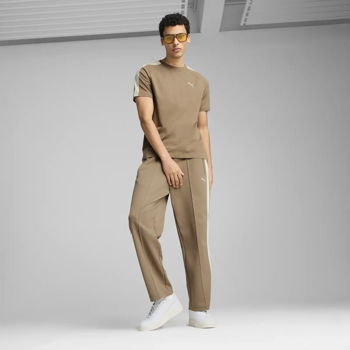 PUMA T7 ALWAYS ON Track Pants Kahverengi Erkek Eşofman Altı