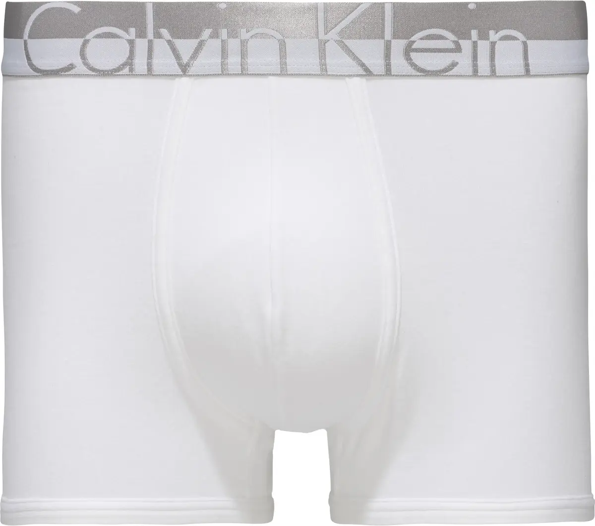 Calvin Klein TRUNK Erkek Beyaz Boxer
