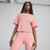 PUMA CLASS Relaxed Crop Tee Pembe Kadın Crop