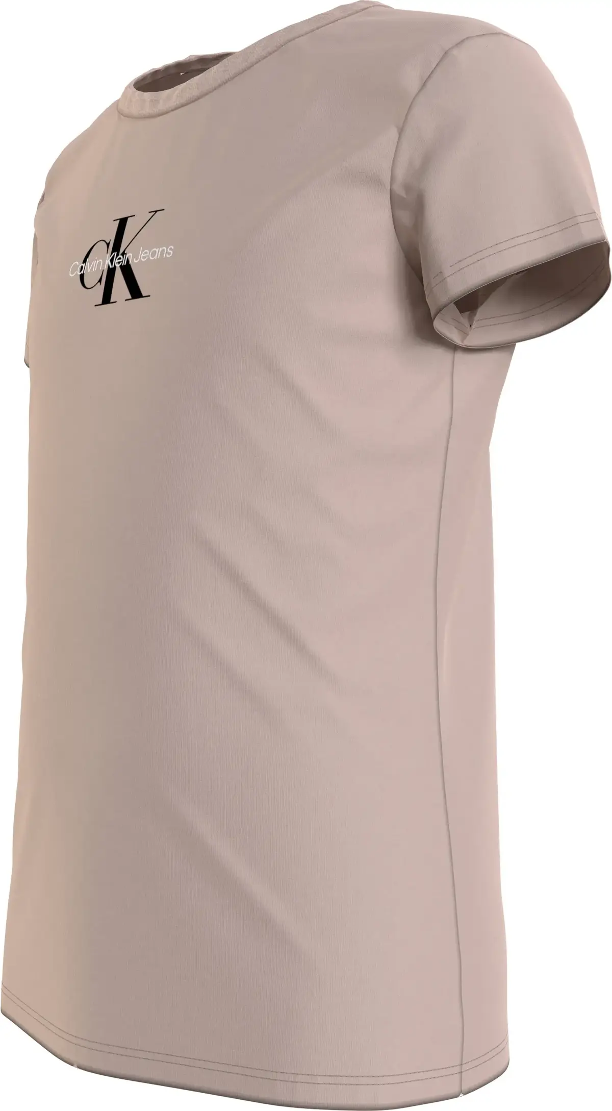 Calvin Klein MICRO MONOGRAM TOP Kadın Kahverengi T-Shirt