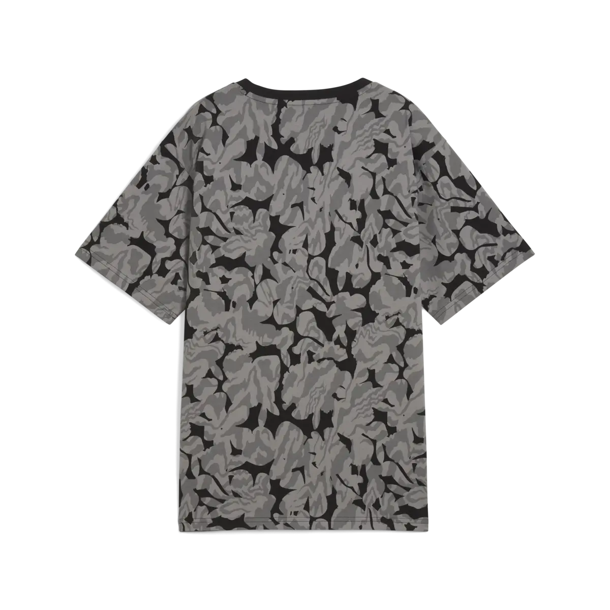 Puma NATURE 2.0 Relaxed AOP Tee Siyah Kadın T-Shirt & Polo