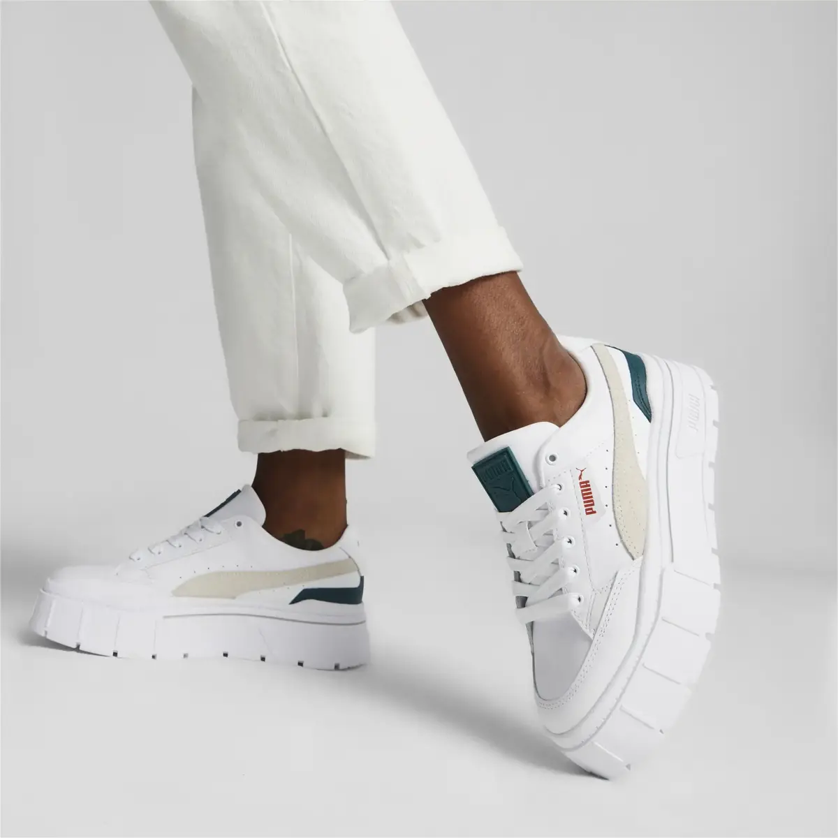 Puma Mayze Stack Wns Beyaz Kadın Günlük Spor Ayakkabı