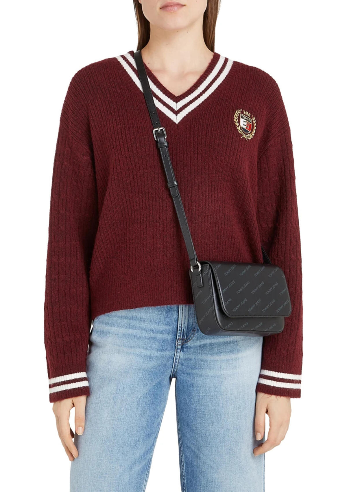 Tommy Hilfiger TJW ESS MUST FLAP CR, BDS Siyah Kadın Çapraz Çanta