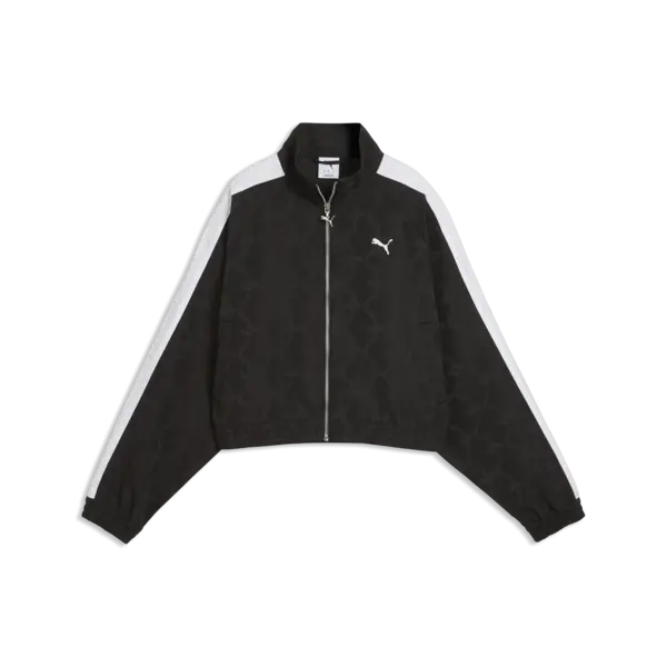Puma T7 Jacquarded Woven Jacket Siyah Kadın Ceket