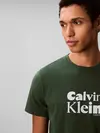 Calvin Klein SS 30S EU CALVIN KLE Yeşil Erkek Tişört
