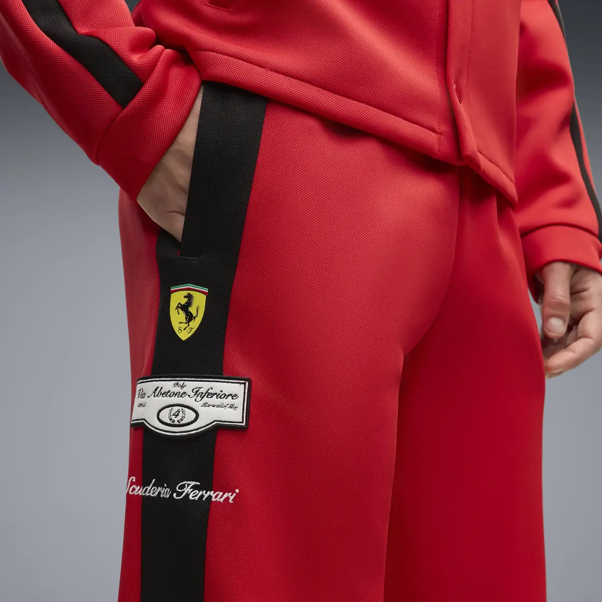 PUMA Ferrari T7 Track Pant Kırmızı Erkek Eşofman Altı