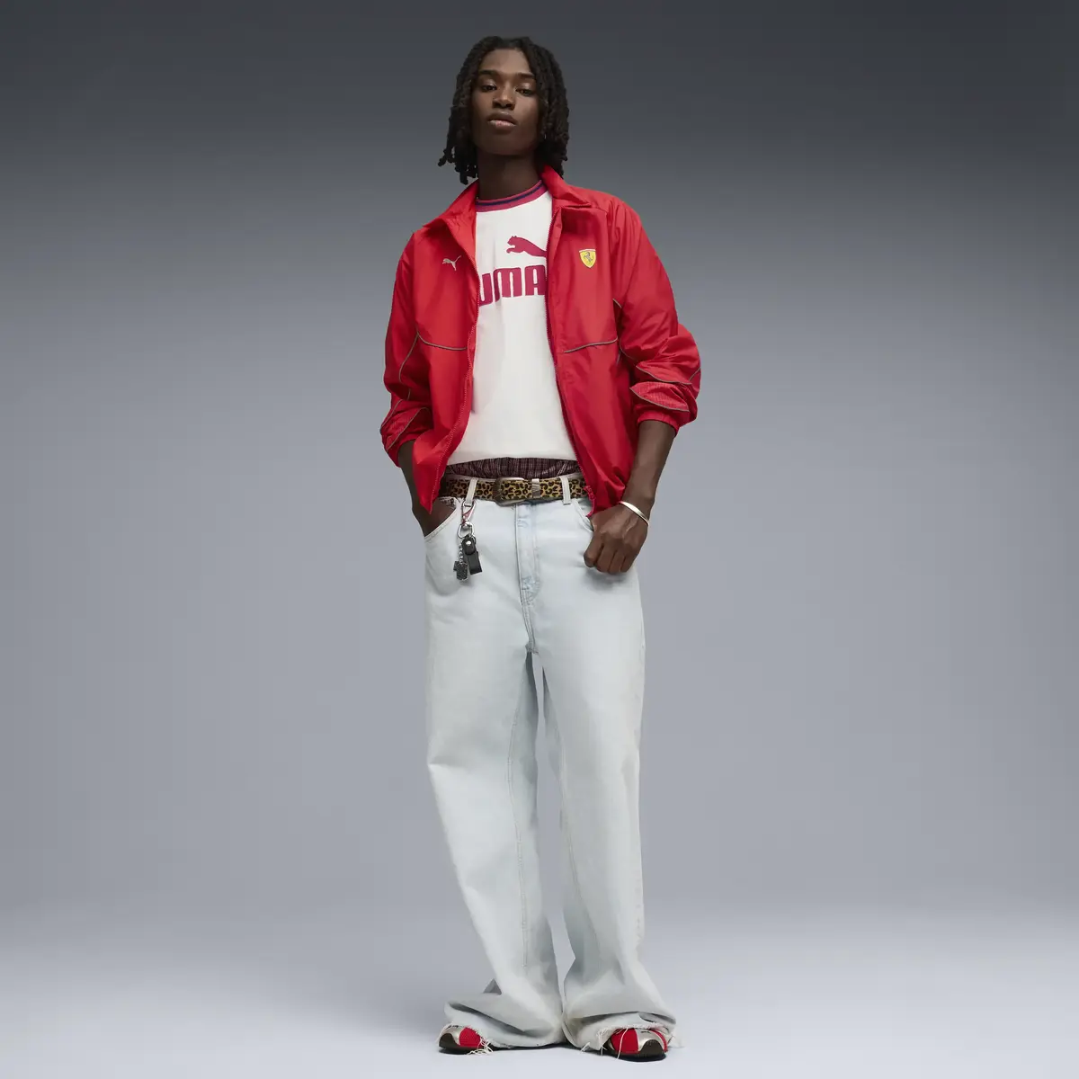 PUMA Ferrari PUMATECH-X Jkt wn Kırmızı Erkek Ceket