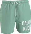 Calvin Klein MEDIUM DRAWSTRING Erkek Yeşil Deniz Şortu