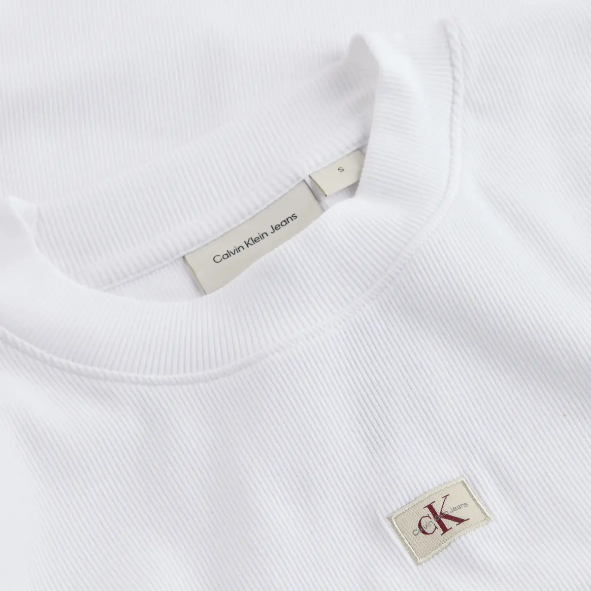 Calvin Klein Beyaz Kadın T-Shirt & Polo