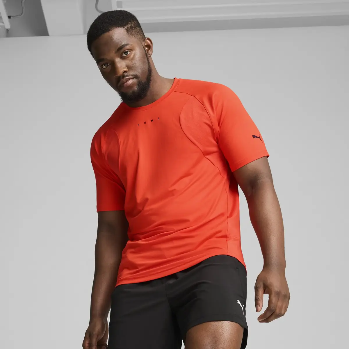 Puma CLOUDSPUN SOFT BREATHABLE T Bordo Erkek T-Shirt