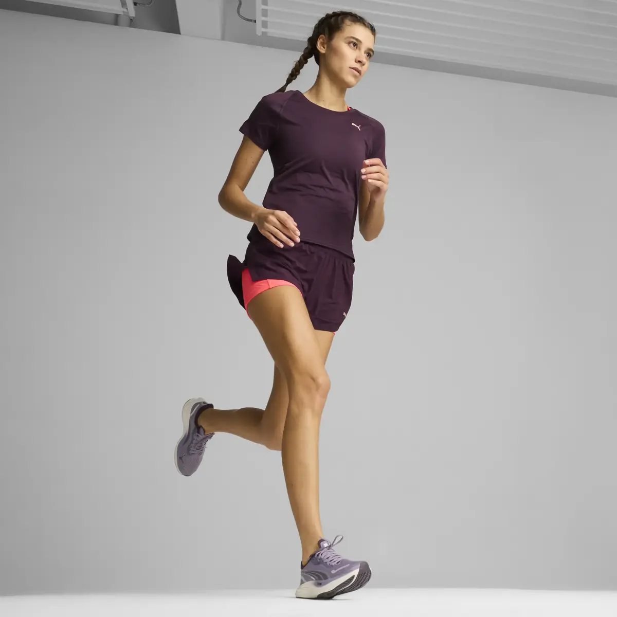 Puma Velocity NITRO  3 Wn Mor Kadın Yürüyüş ve Koşu Ayakkabısı