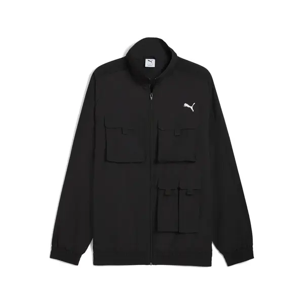 Puma T7 Cargo Track Jacket Siyah Erkek Fermuarlı Ceket