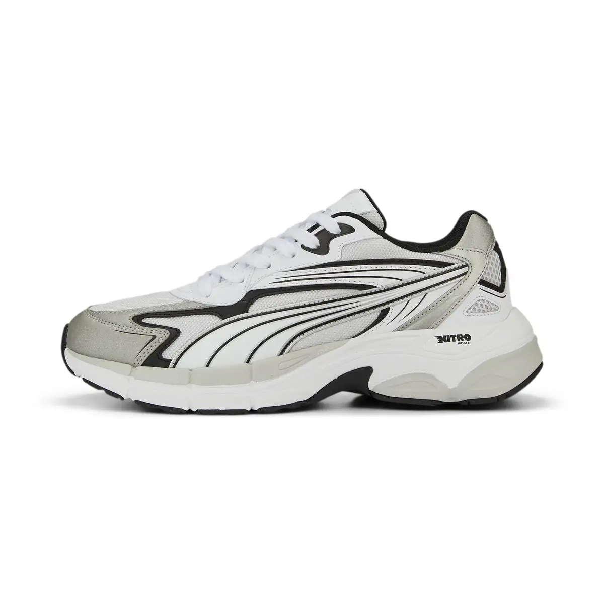 Puma Teveris Nitro Noughties Gri Unisex Günlük Spor Ayakkabı