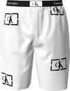 Calvin Klein SLEEP SHORT Erkek Beyaz Şort