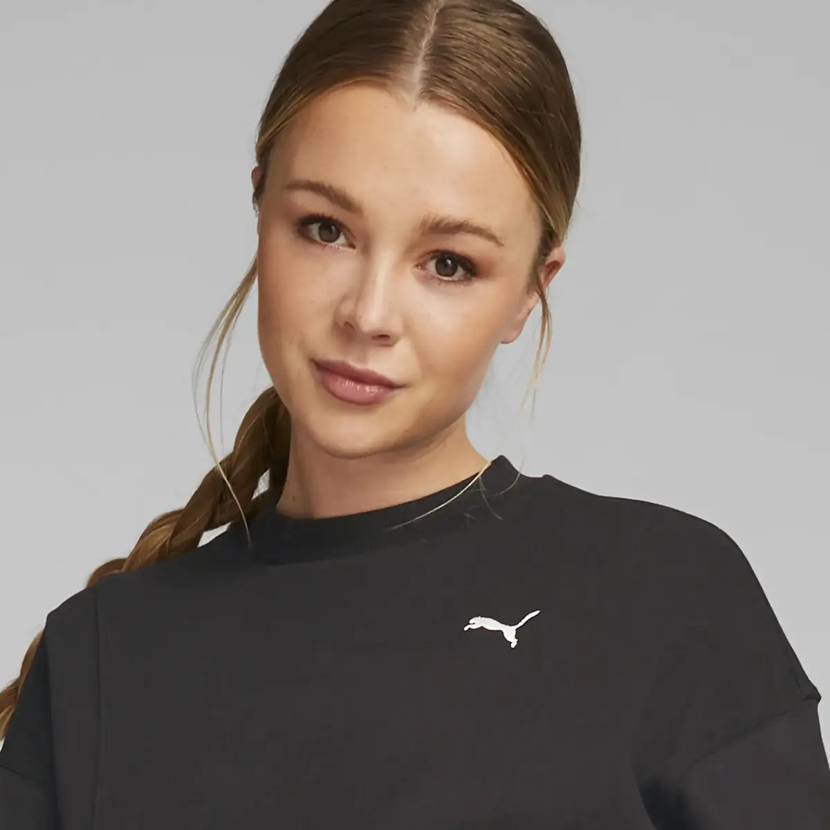 Puma HER Crew Siyah Kadın Sweatshirt