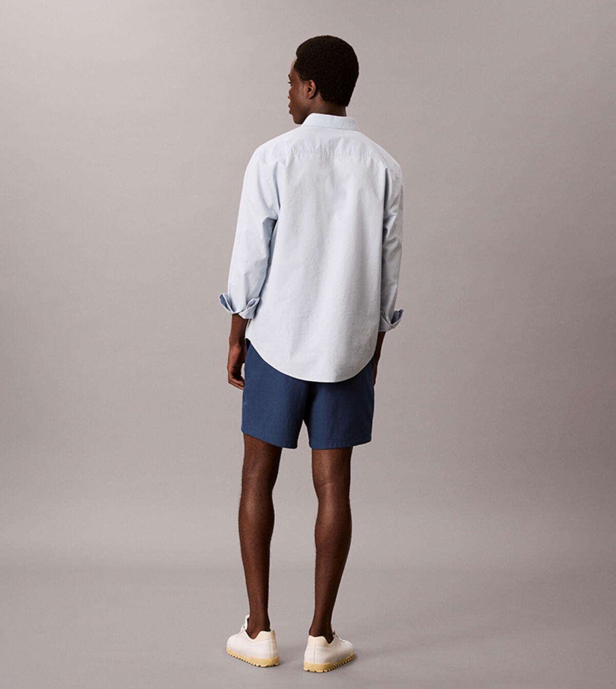 Calvin Klein PREMIUM TERRY CHAIN STITCH SHORT Mavi Erkek Şort