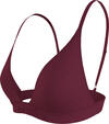 Calvin Klein TRIANGLE Kadın Bordo Bikini Üstü
