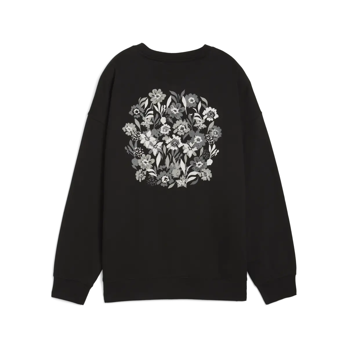 Puma ESS NATURE 2.0 Crew Siyah Kadın Sweatshirt