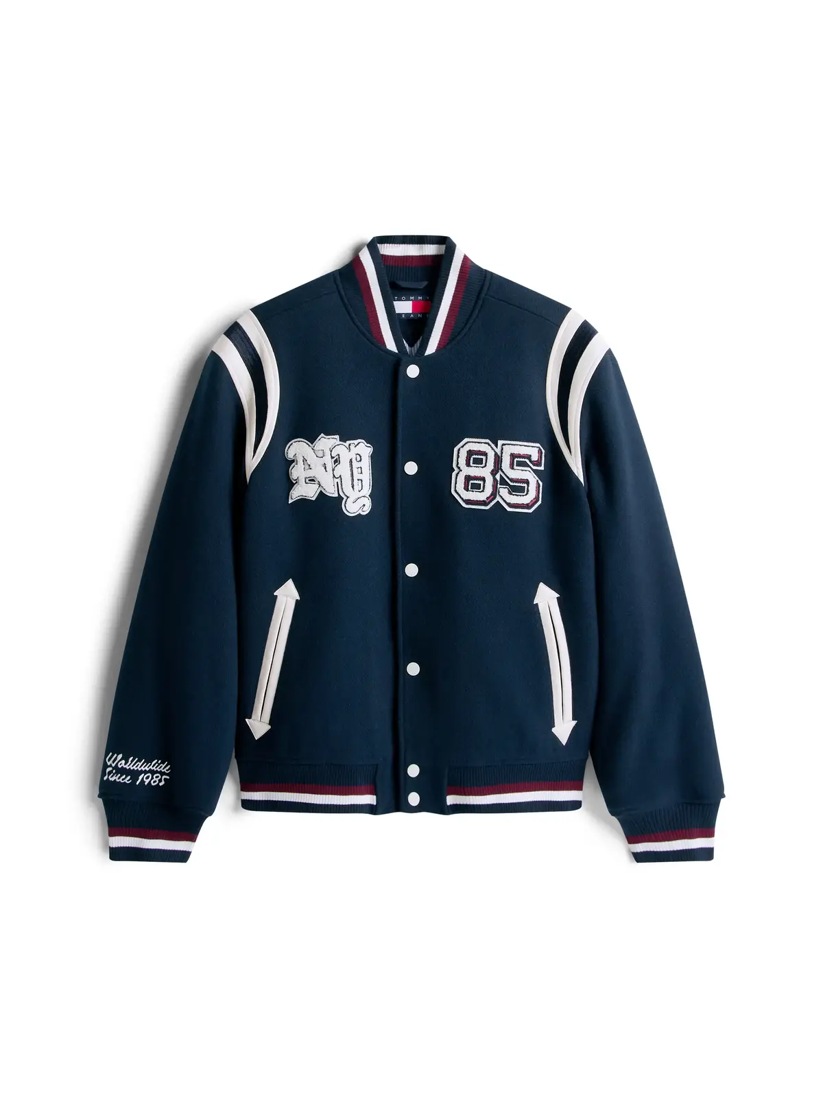 Tommy Hilfiger TJM BEST VARSITY JAC Lacivert Erkek Kolej Montu